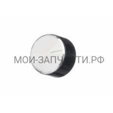 Ручка конфорки газовой варочной панели, черная/стальная, для PCC., PCH.., PCP.., PCQ..