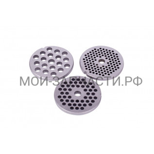 Bosch 629852 Формовочные диски для мясорубки, 3 шт. с отверстиями 3мм + 4,8мм + 8мм; ø диска 61,8мм; толщина диска 5,9мм