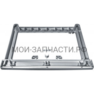 Bosch 717524 Соединительный элемент без выдвижной полочки для белья, серебристый