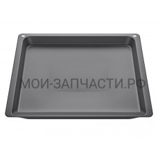 Универсальный эмалированный противень (пиролиз), антрацит, 45,5 x 37,5 x 3,9 см