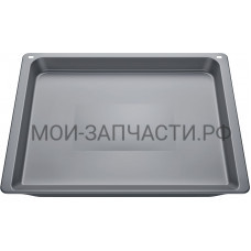 Универсальный эмалированный противень, серый, размер: 455 x 375 x 38 мм