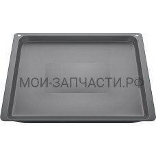 Эмалированный противень, цвет антрацит, размер: 455 x 375 x 30 мм